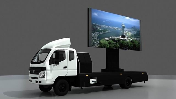 De openlucht Volledige van de Kleuren Commerciële Vrachtwagen/Aanhangwagen Mobiele LEIDENE Vertoningsschermen